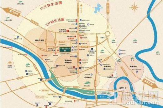 源昌·中央公园交通图