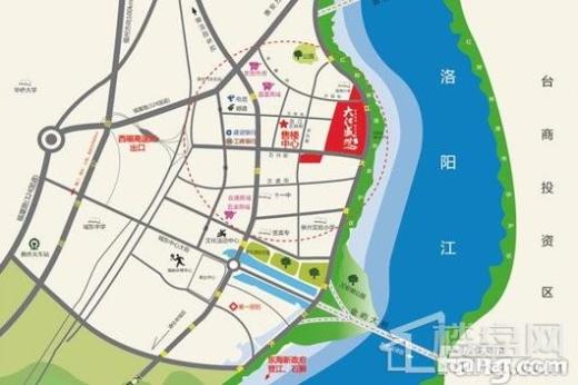 汇龙大江盛世交通图